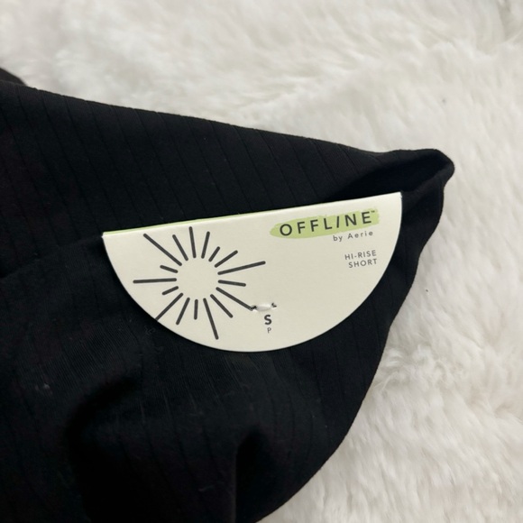 OFFLINE By Aerie Real Me High Waisted Crossover Rib Super Flare Legging S Short - Picture 12 of 16